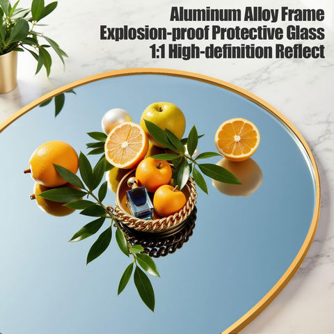 Prywot gold frame close-up shows durable aluminum alloy construction.