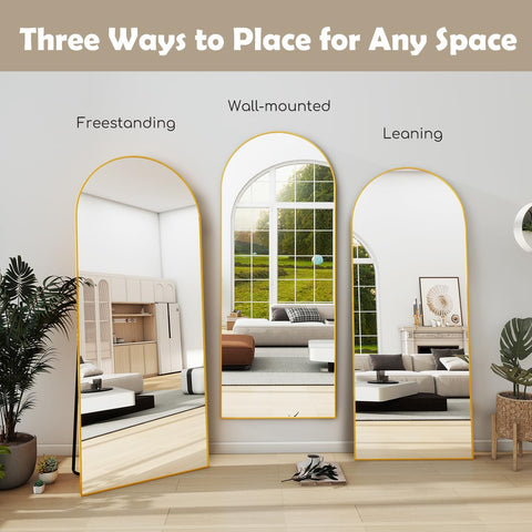 Prywot floor mirror ready for leaning or wall-hanging in versatile spaces.