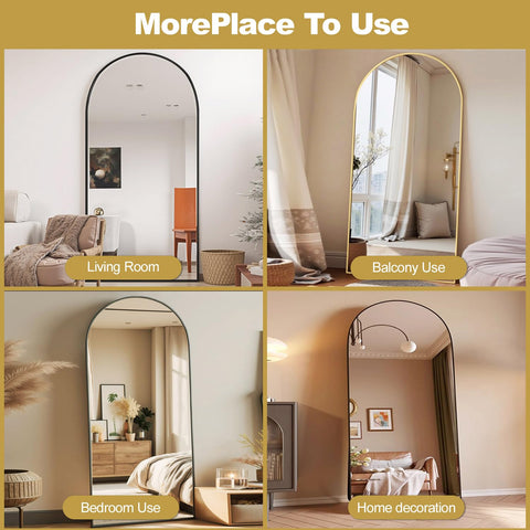 Prywot mirror placed in living room decor for depth and brightness.