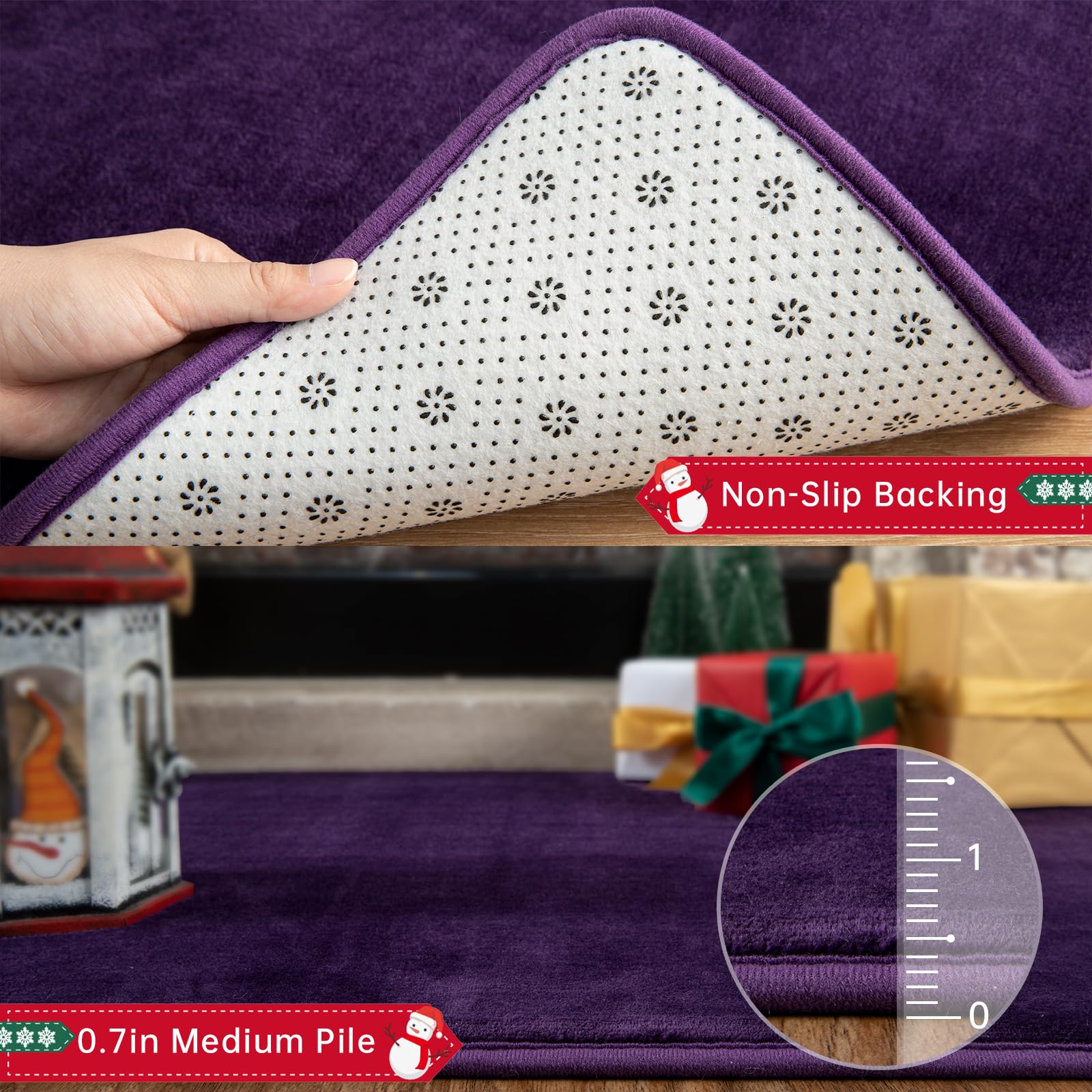 Przemy machine-washable rug for quick cleaning and easy refreshes.