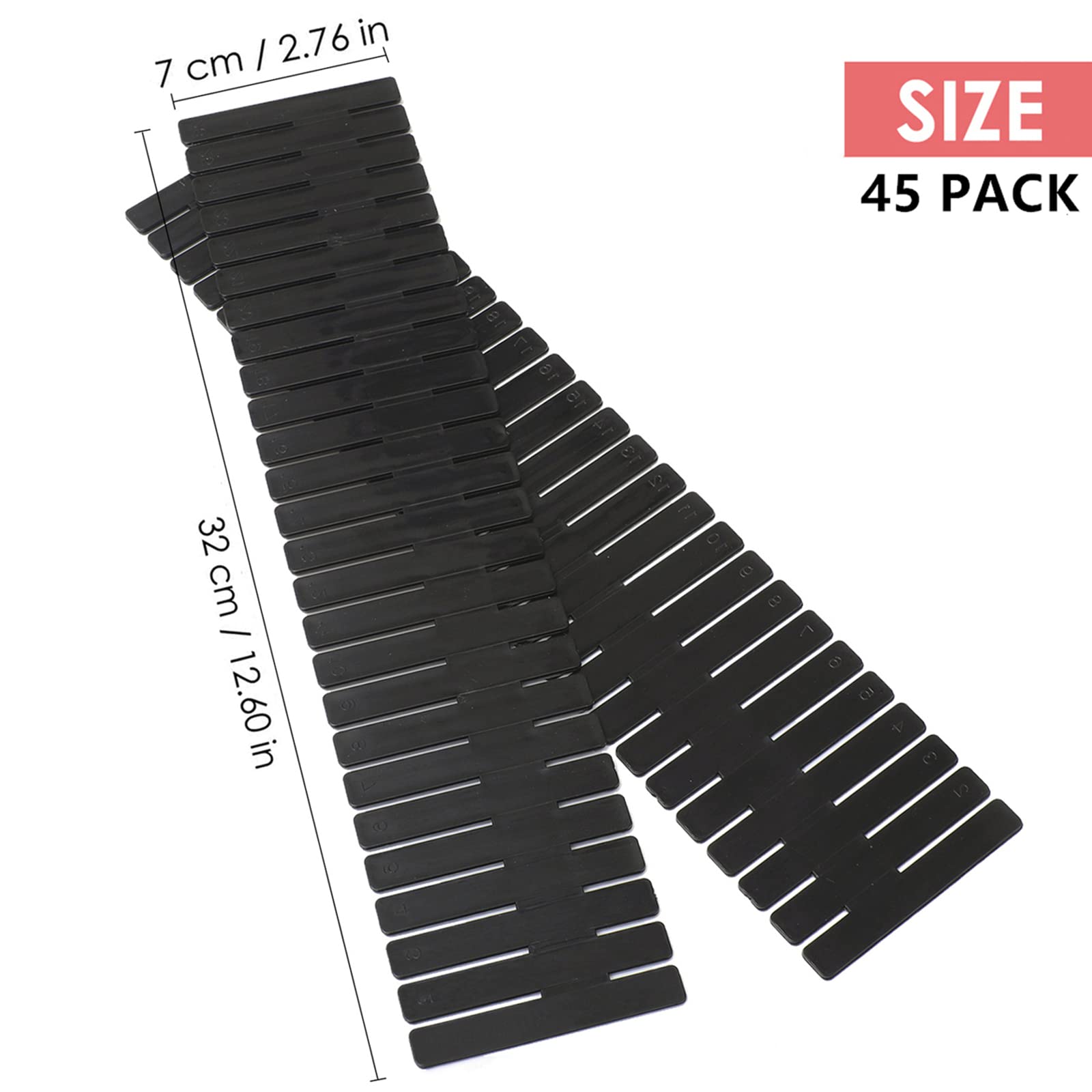 Ptanok drawer dividers cut to fit for any drawer size.