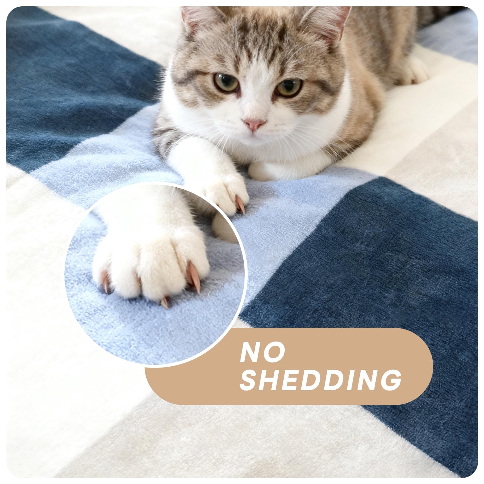 PU MEI Sherpa fleece blanket edge stitching for durable finish