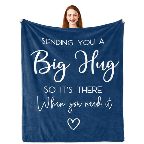 Pubrave healing blanket in dark blue offering warm comfort and companionship