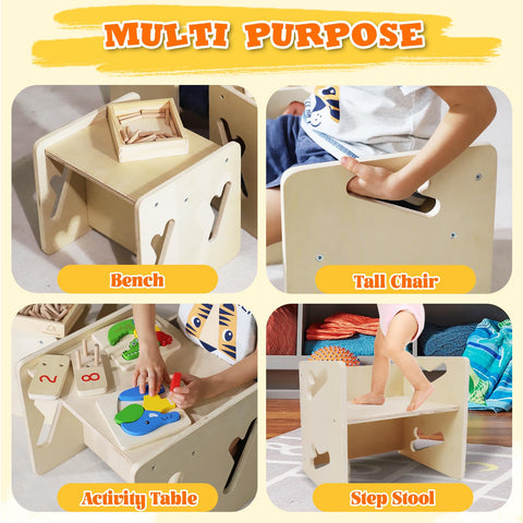 Puecrof table showing ergonomic Y-groove for easy transport and handling.