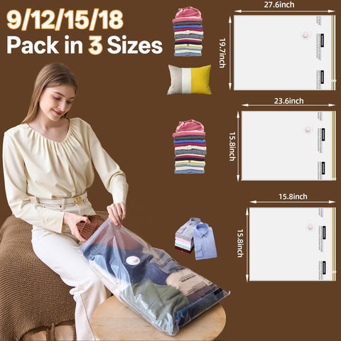PUFTEM travel organization: compact packs simplify suitcase packing