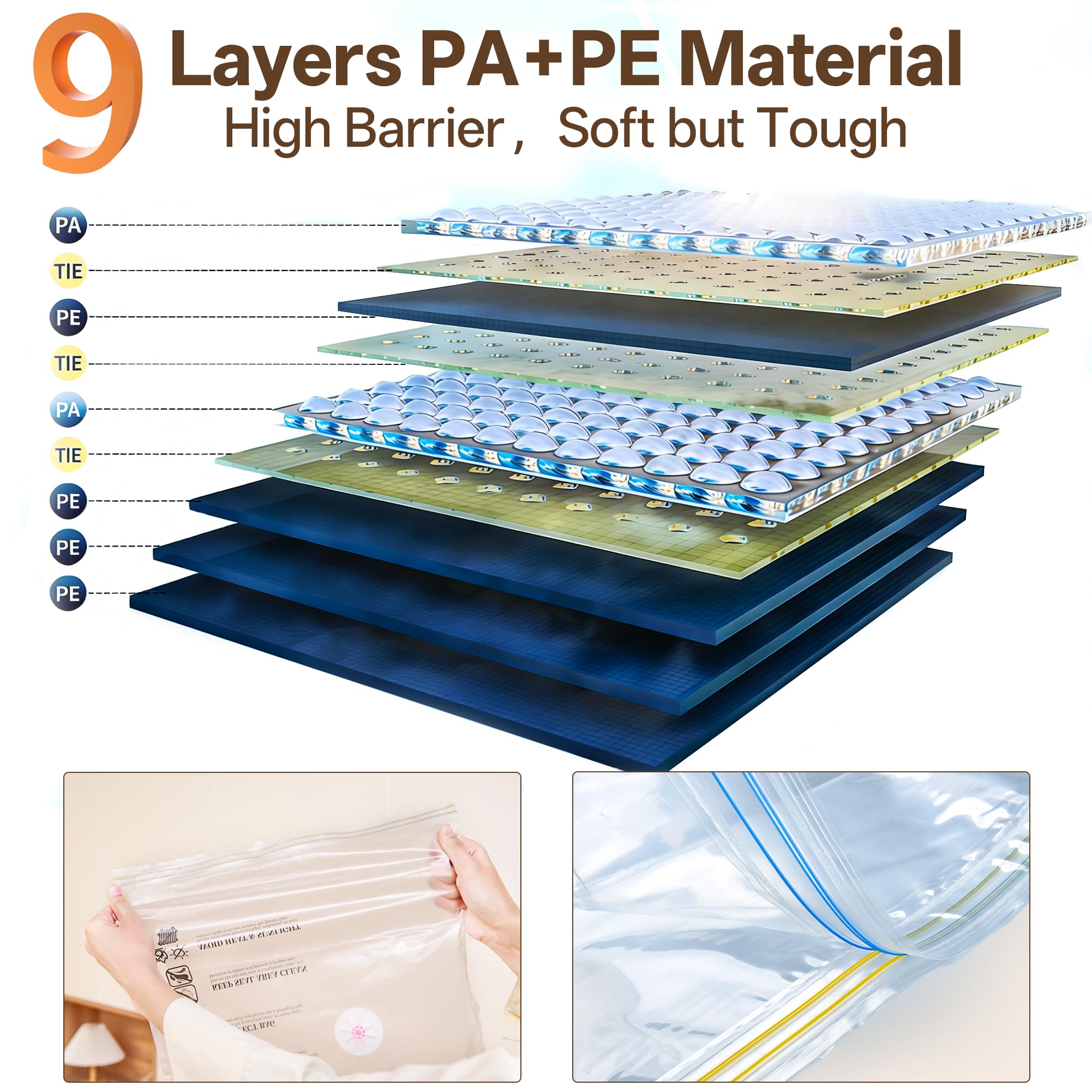 PUFTEM vacuum bags large: perfect for bulky bedding or coats