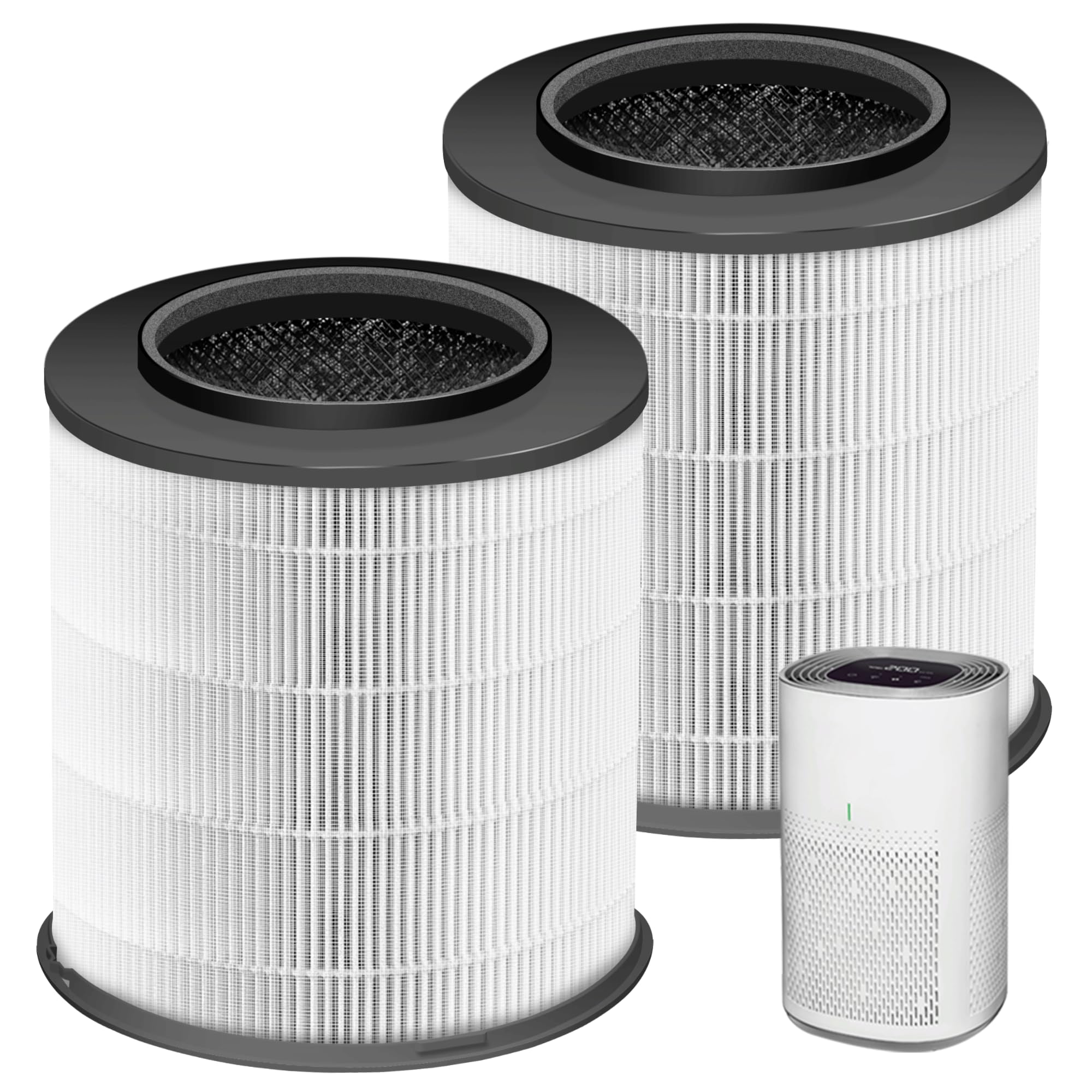 Pulluty 12030 HEPA filter pack for Clorox purifiers improves air quality
