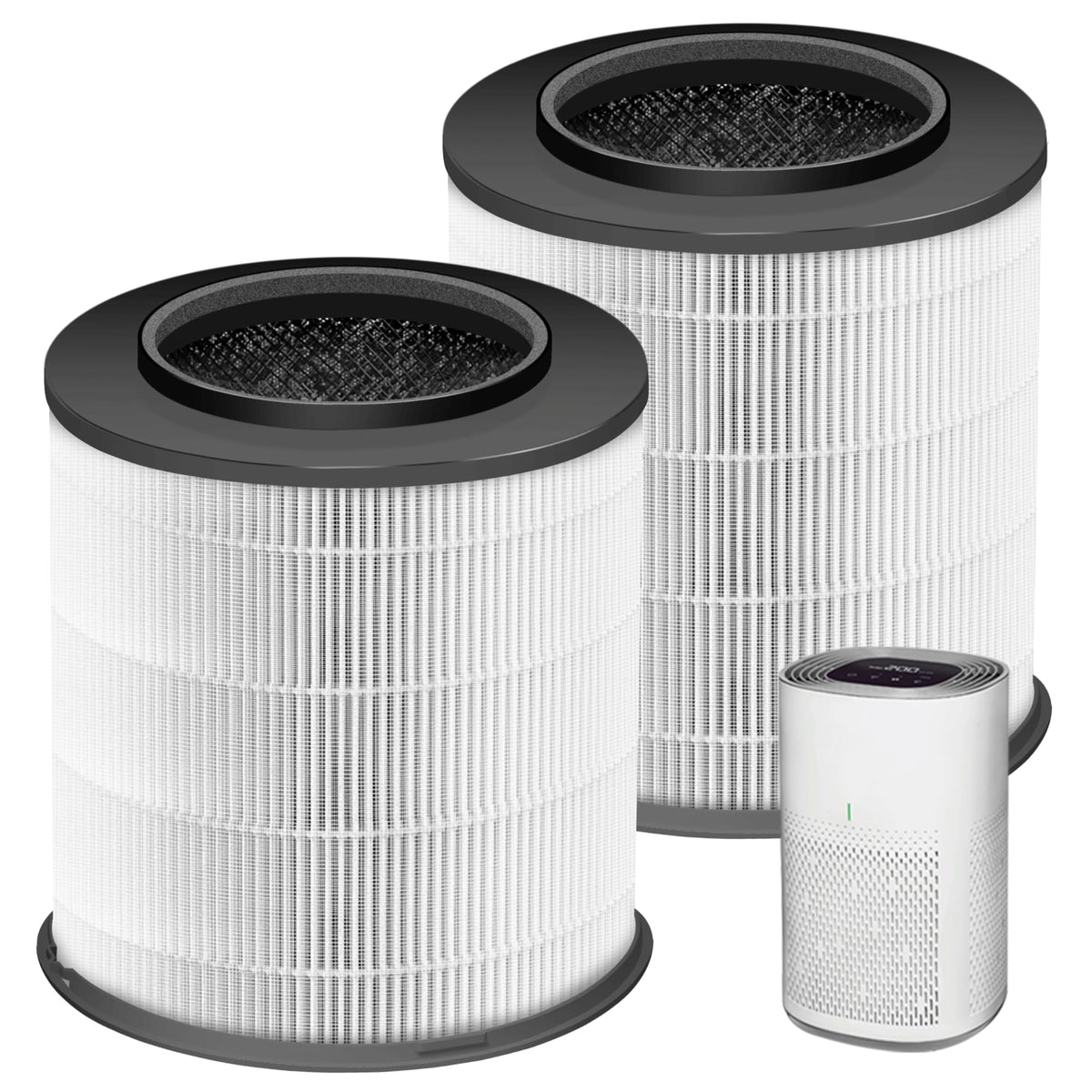 Pulluty 12030 HEPA filter pack for Clorox purifiers improves air quality