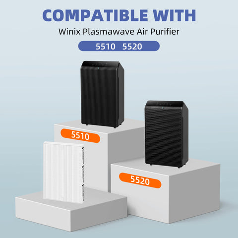 Pulluty 2-pack HEPA Filter Q kit keeps airflow clean.