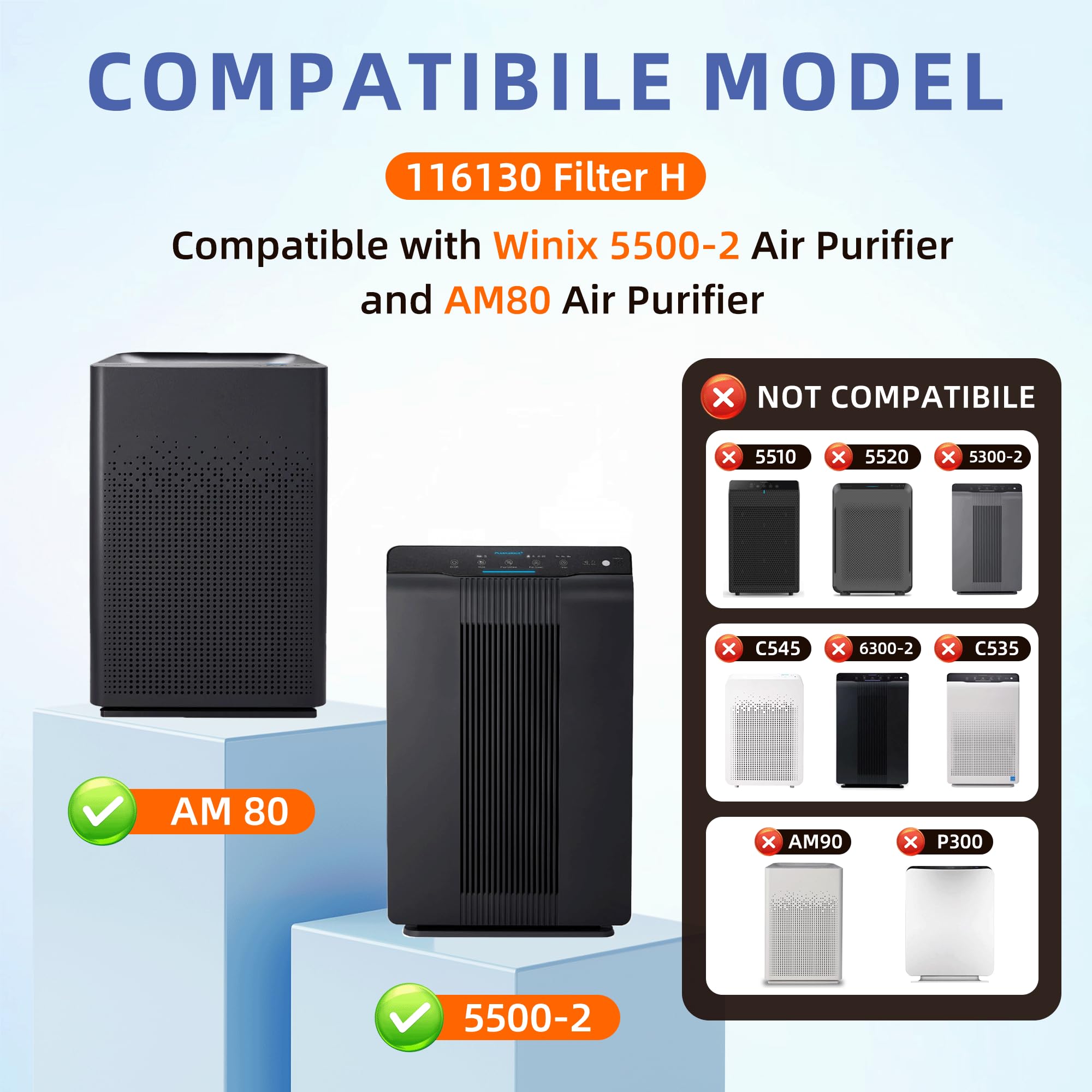 Pulluty two HEPA and two carbon filters included