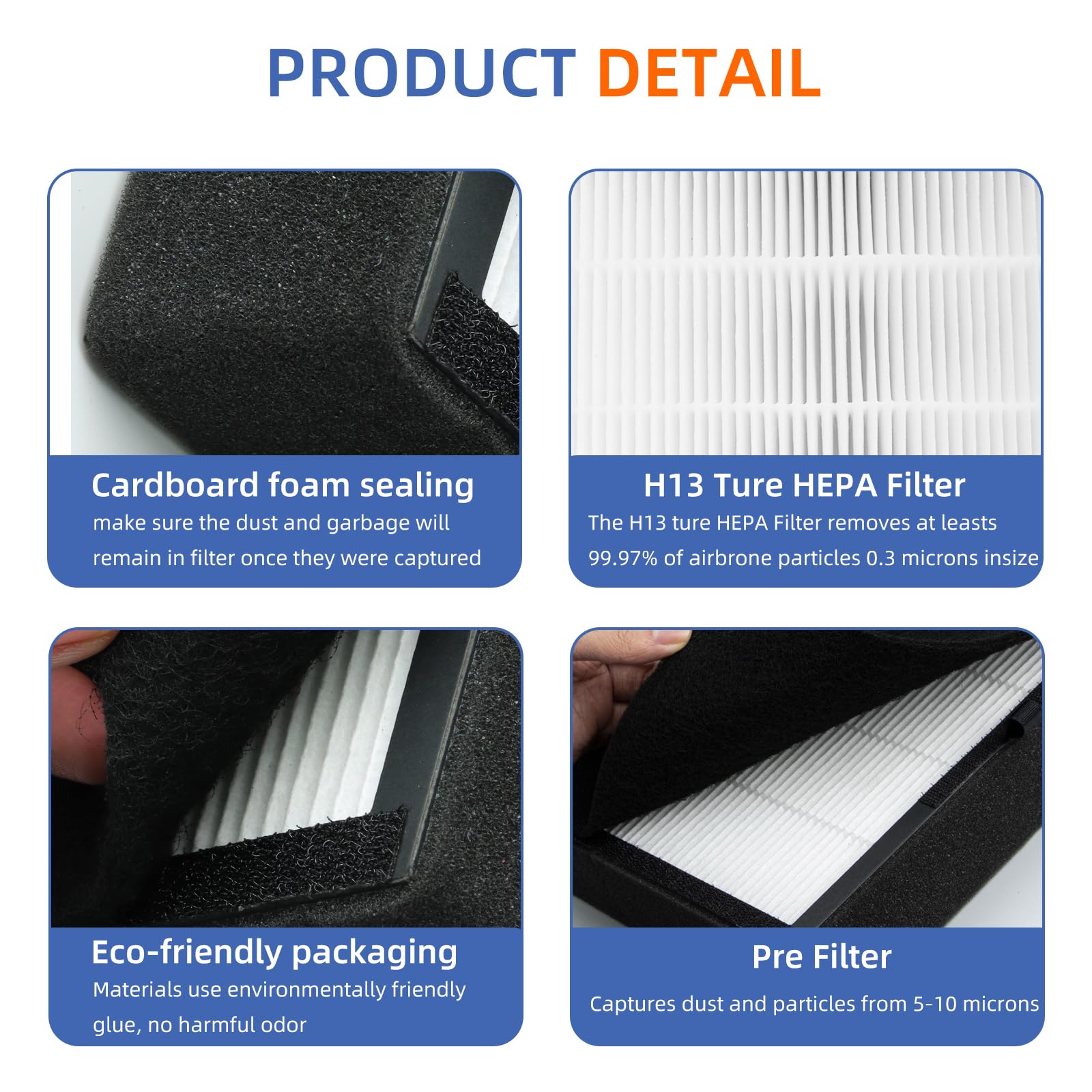 Pulluty activated carbon layer reduces odors for a fresher room