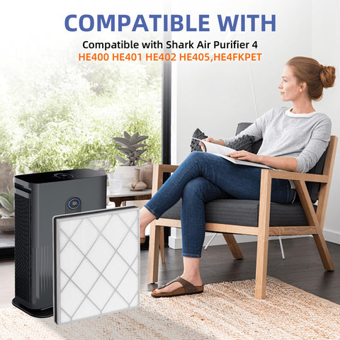Pulluty compatibility with Shark HE401/HE402/HE405, fits multiple Air Purifier 4 models.