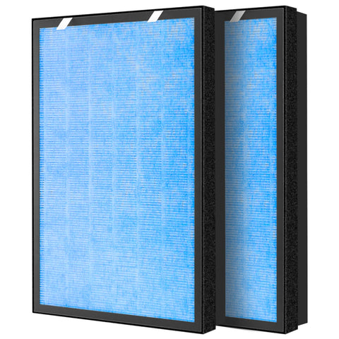Pulluty HSP002 2-pack True HEPA filters compatible with Hathaspace for clean air