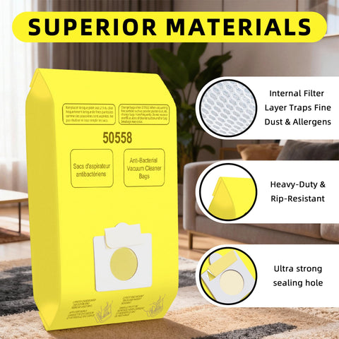 Pulluty 400‑series Kenmore bags with thick multi‑layer design