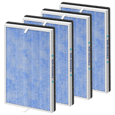 Pulluty MSA3S true HEPA filter viewed from the front improves indoor air quality.