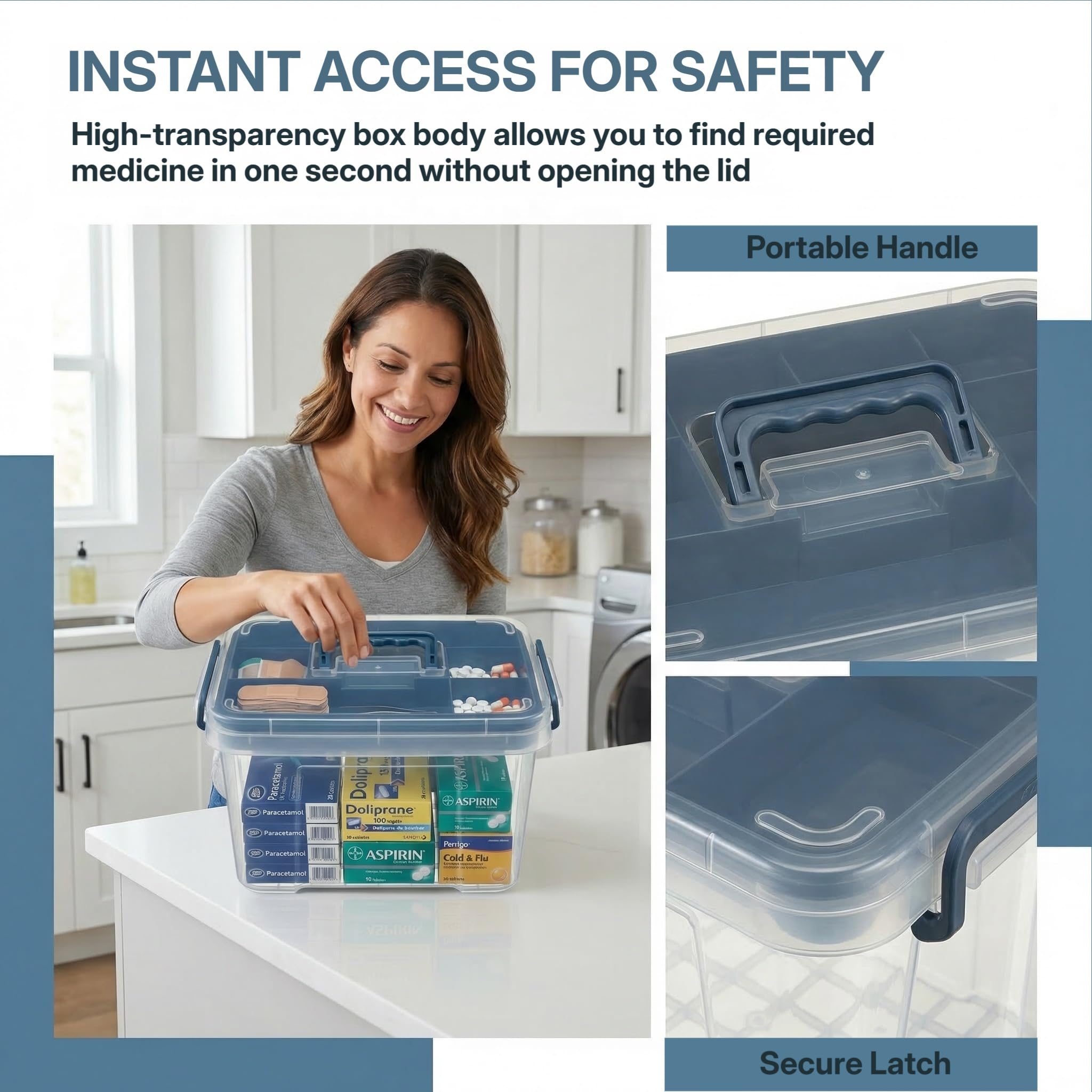 Pulseplay Secure locking mechanism keeps the box safely closed