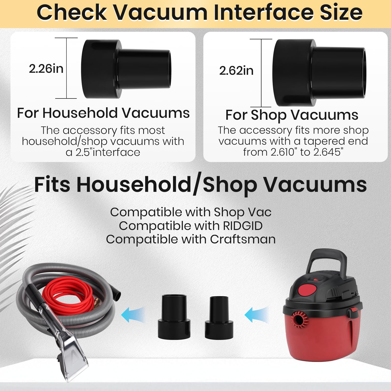 Pumpoasis extractor hose kit 10ft demonstrates extended reach for upholstery cleaning.