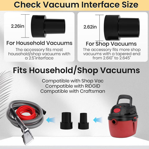 Pumpoasis extractor hose kit 10ft demonstrates extended reach for upholstery cleaning.