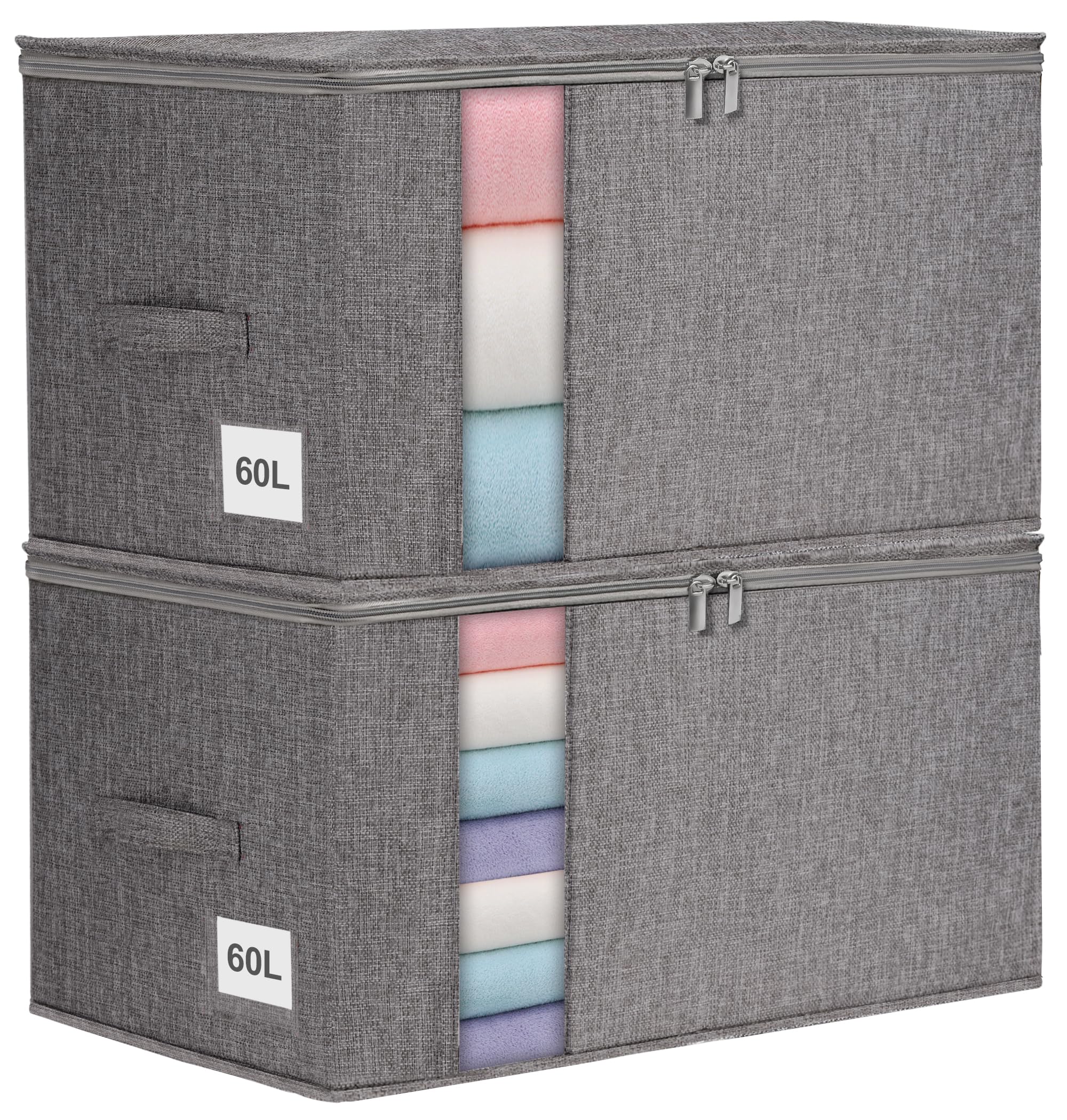 Punemi Comforter Storage Bag 60L setup keeps bulky items organized and easy to access.