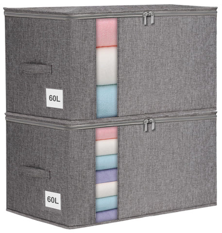 Punemi Comforter Storage Bag 60L setup keeps bulky items organized and easy to access.