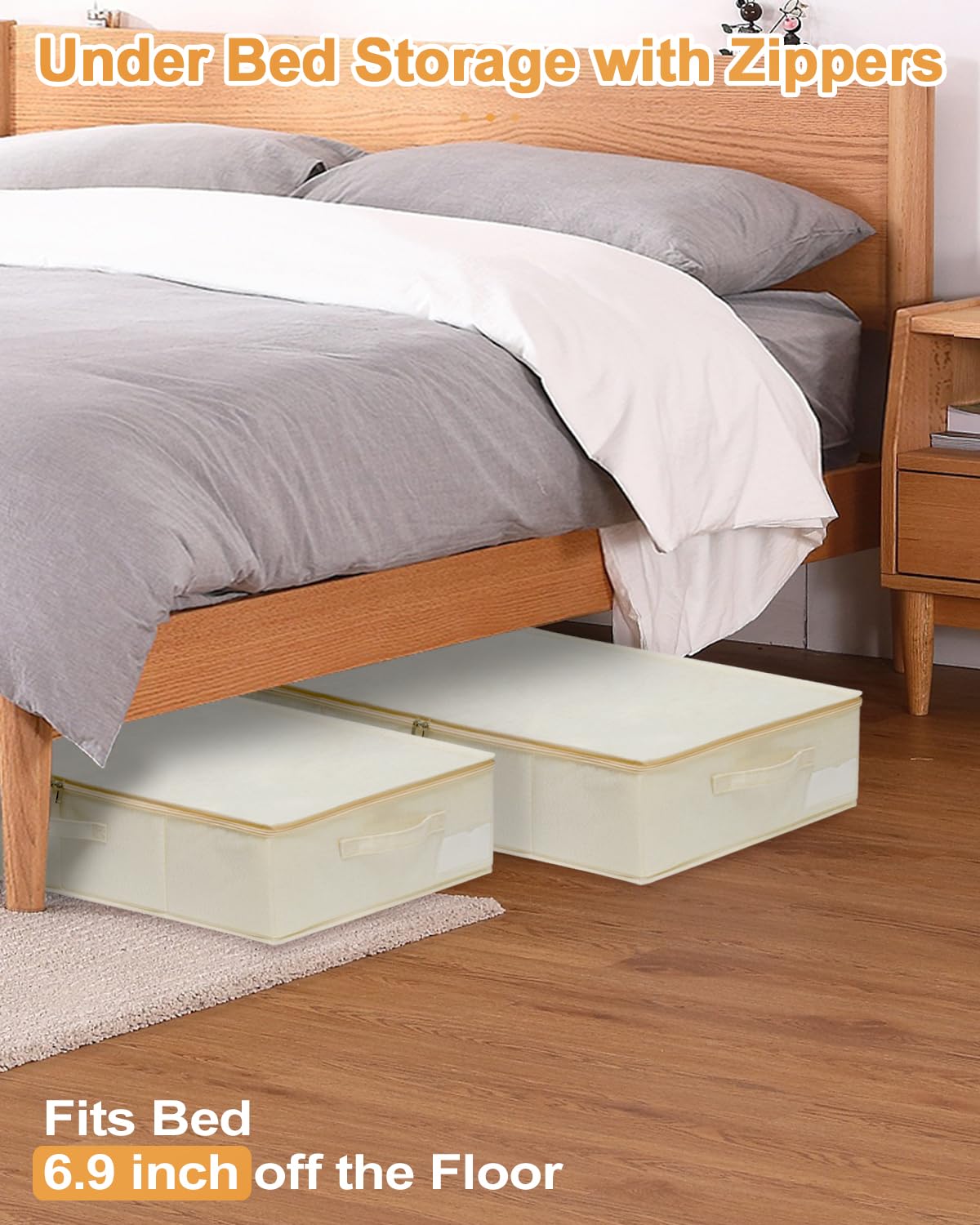 Punemi dorm room essentials storage bag saves space.