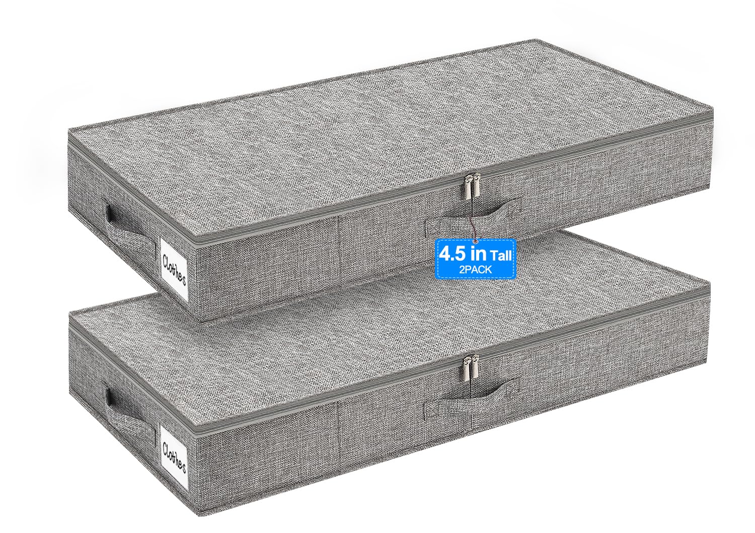 Punemi under-bed storage with PP board sides and bottom provides sturdy support.
