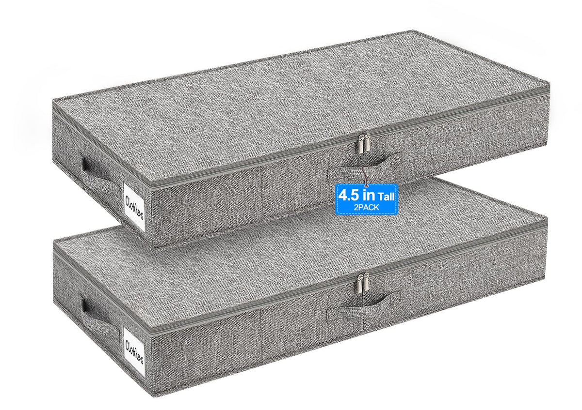 Punemi under-bed storage with PP board sides and bottom provides sturdy support.