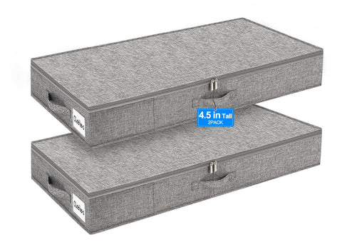 Punemi under-bed storage with PP board sides and bottom provides sturdy support.