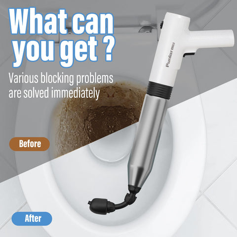 Puniarmu nozzle closeup with 360-degree seal for versatile drains.
