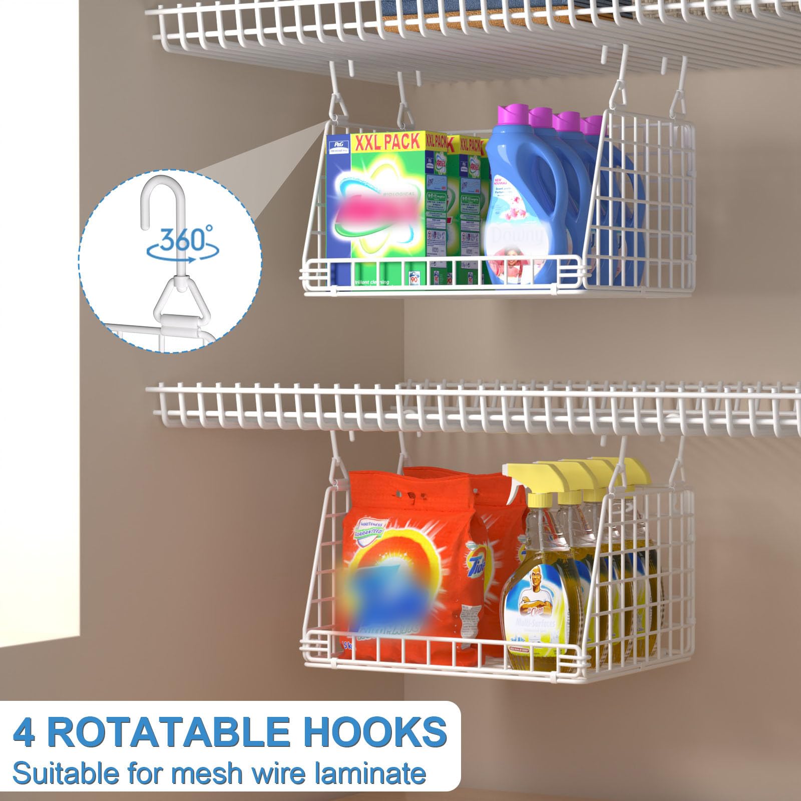 PUPPYCUTE multiuse storage baskets for laundry and more