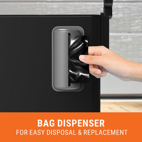 Pupzle removable bin enables quick waste disposal