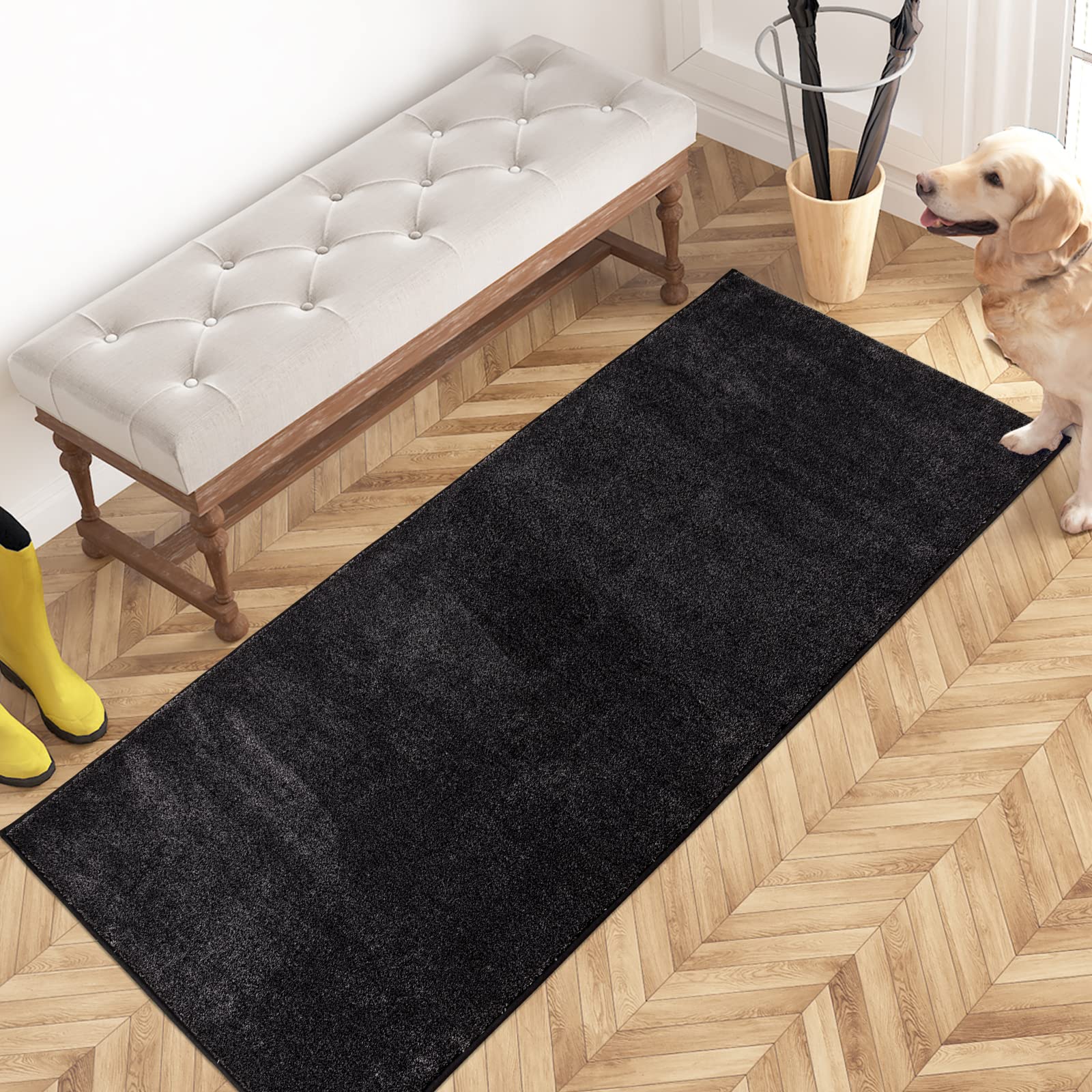 PURRUGS dirt-trapping door mat catches mud at the entry