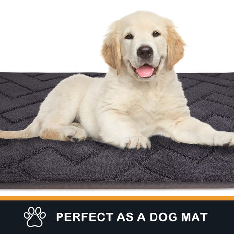 PURRUGS Machine-washable door mat ready for cold wash