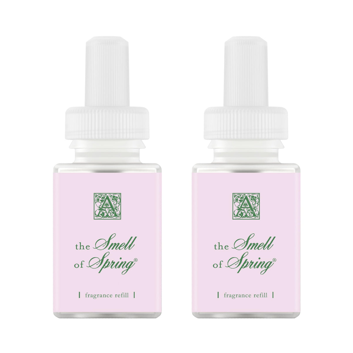 Pura Aromatique refill bottle front view with premium packaging for spring fragrance