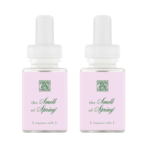 Pura Aromatique refill bottle front view with premium packaging for spring fragrance