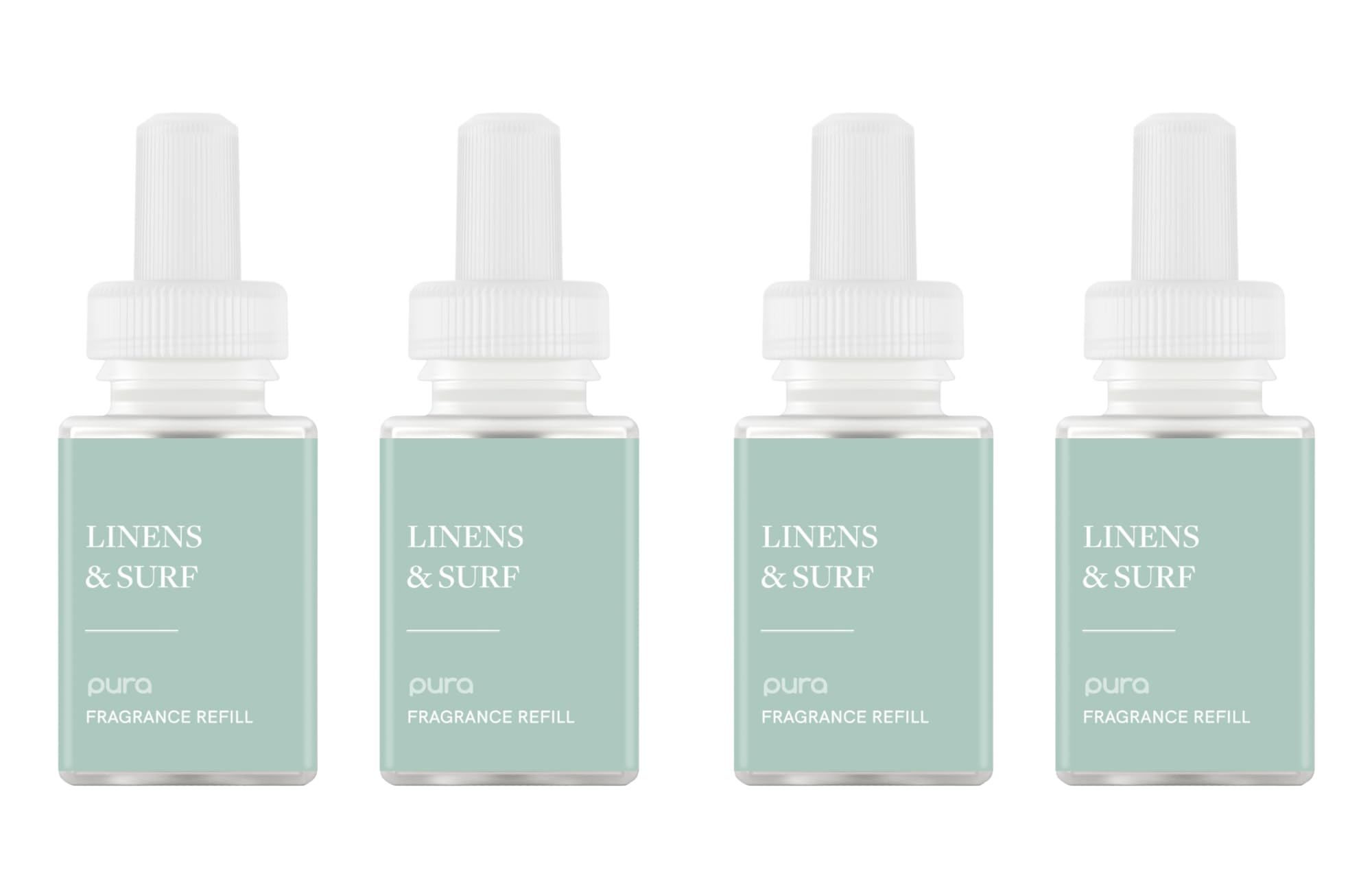 Pura diffuser refill Linens: fresh, inviting scent for any space.