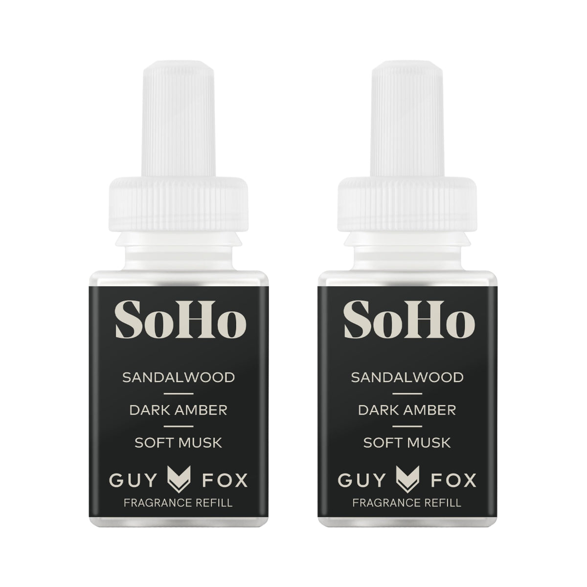 Pura GUY FOX SoHo refill bottle for premium home fragrance.