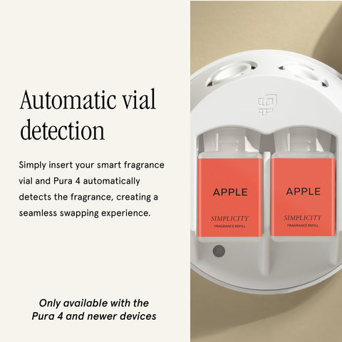 Pura Health-conscious Apple refill uses gentler ingredients for a safer home.