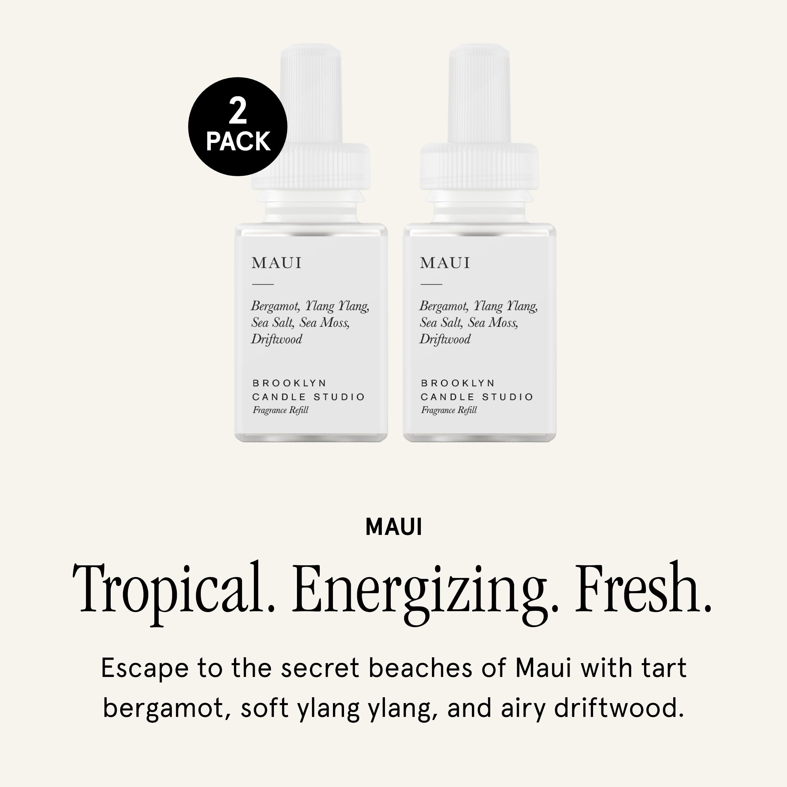 Pura Maui diffuser top view ready for quick fragrance boost