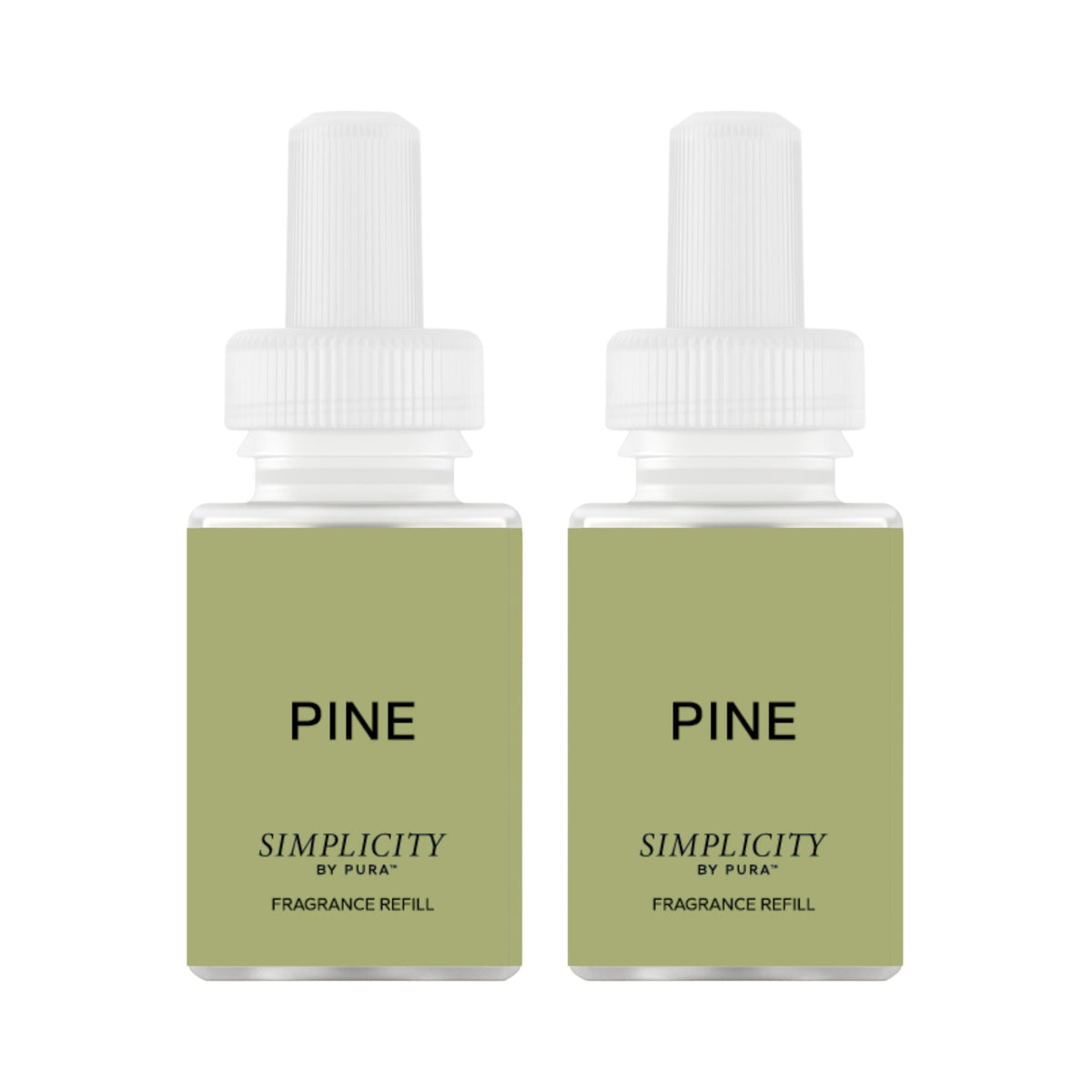 Pura pine diffuser refill pack delivering forest-like aroma for a serene living space.