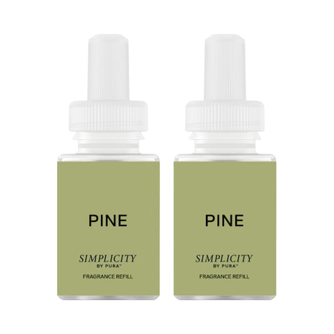 Pura pine diffuser refill pack delivering forest-like aroma for a serene living space.