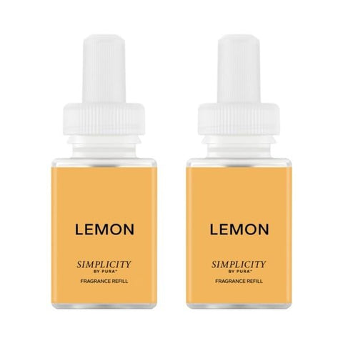 Pura Lemon bottle pour delivering bright, refreshing citrus scent