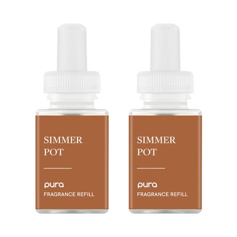 Pura Smart Home Scent Refill with brandy-apricot-spice-vanilla aroma for cozy spaces.