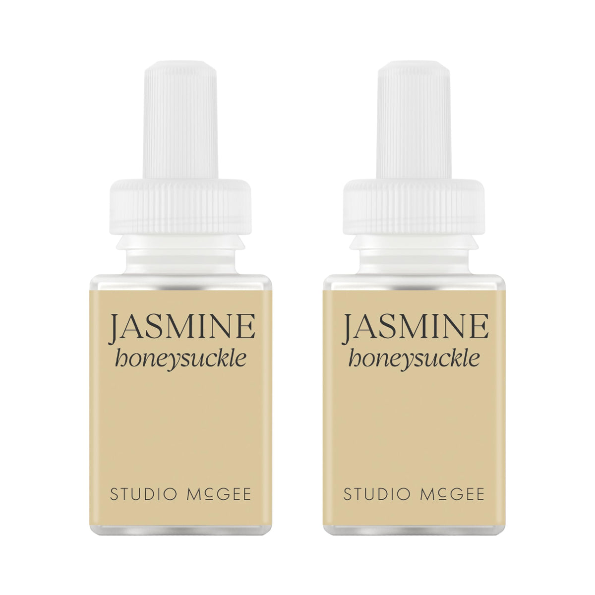 Pura Studio McGee fragrance refill with jasmine honeysuckle for a welcoming home.