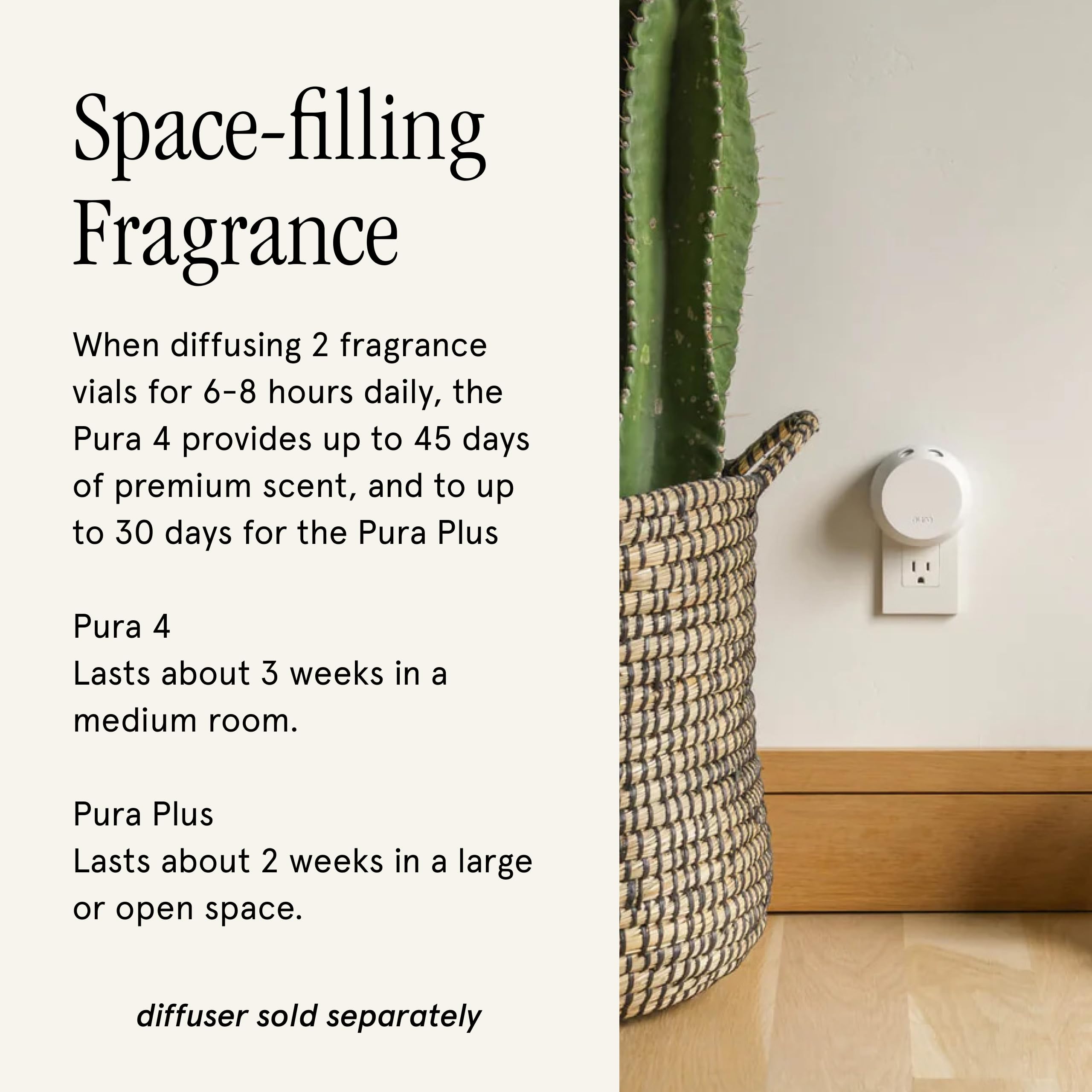 Pura Studio McGee long-lasting scent for a medium-sized room.