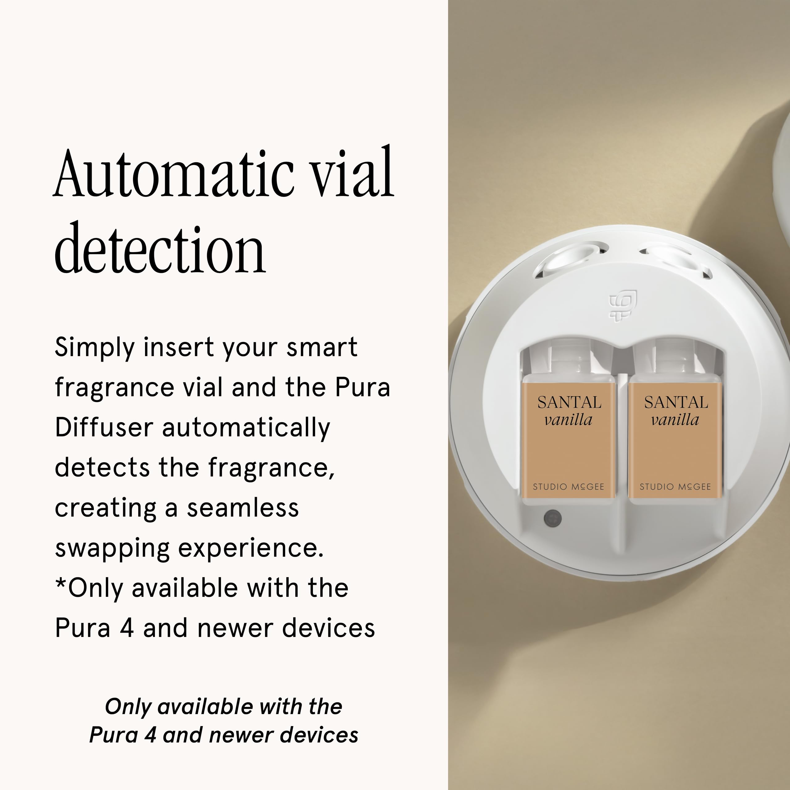 Pura fragrance for smart diffusers controlled by smartphone