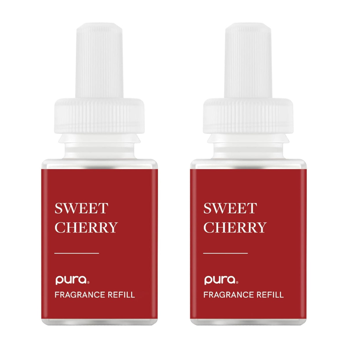 Pura Sweet Cherry refill pack, two-pack, ideal for renewing home scent.