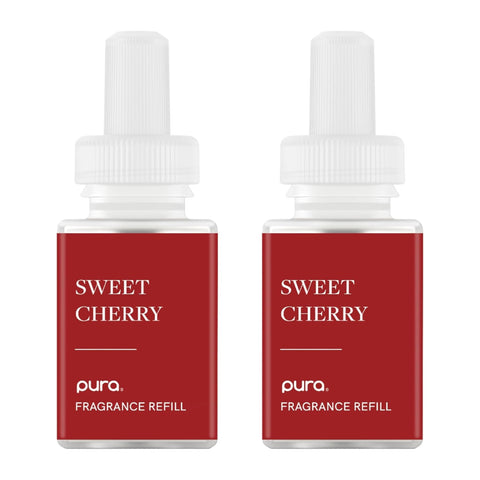 Pura Sweet Cherry refill pack, two-pack, ideal for renewing home scent.