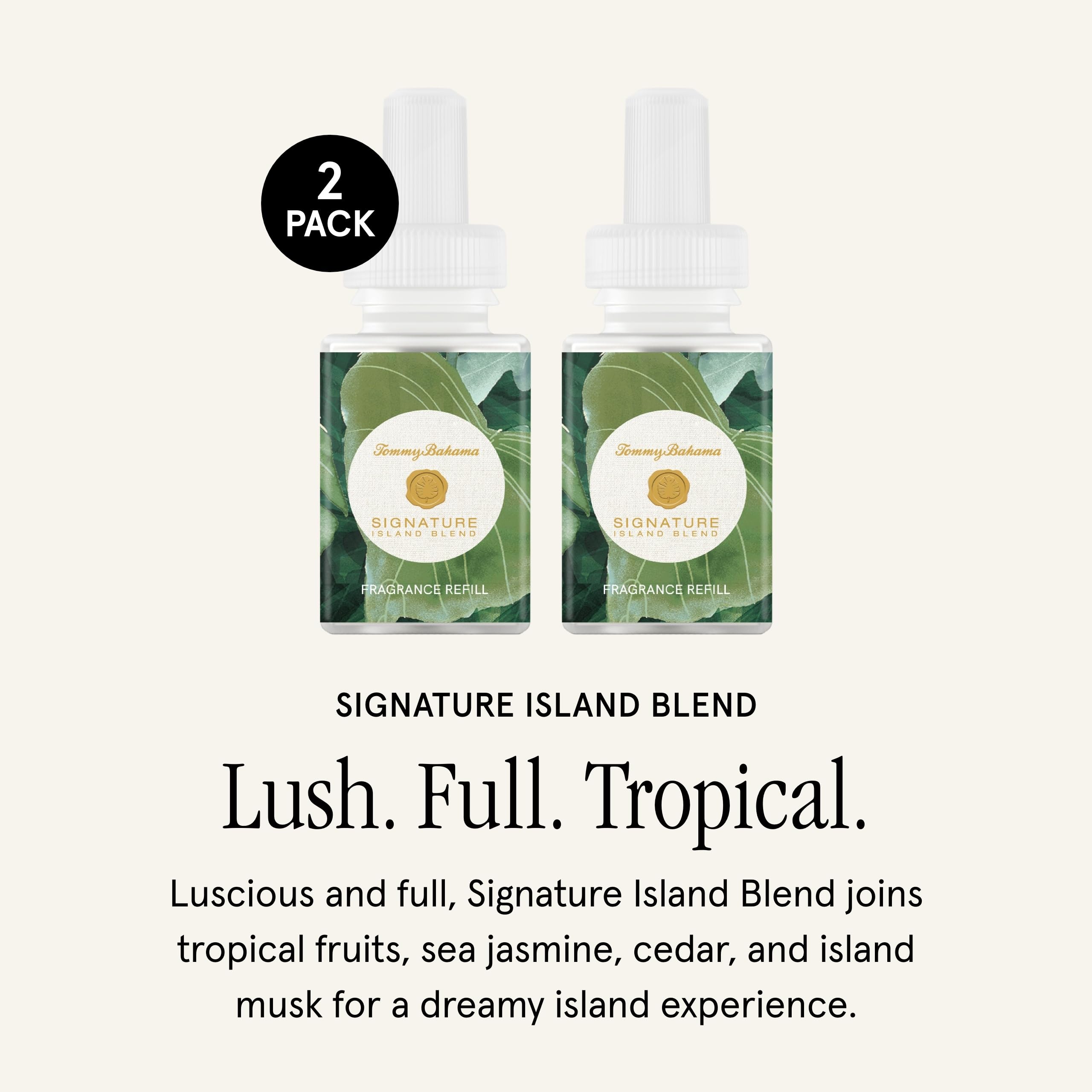 Pura Tommy Bahama two-pack refill box for quick scent refresh