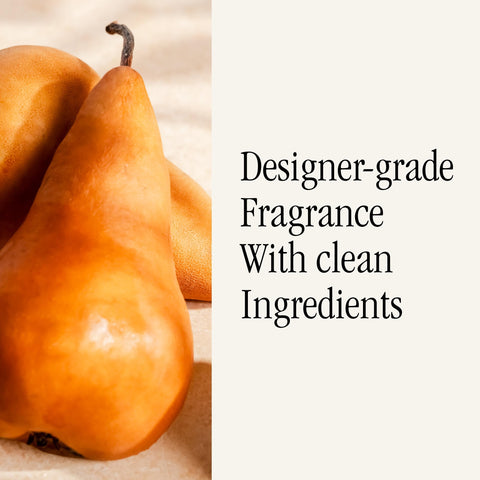 Pura Unify Co Dusk fragrance label highlighting clean, safe ingredients.